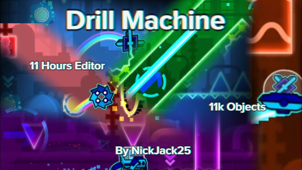 Drill Machine (Geometry Dash) - YouTube
