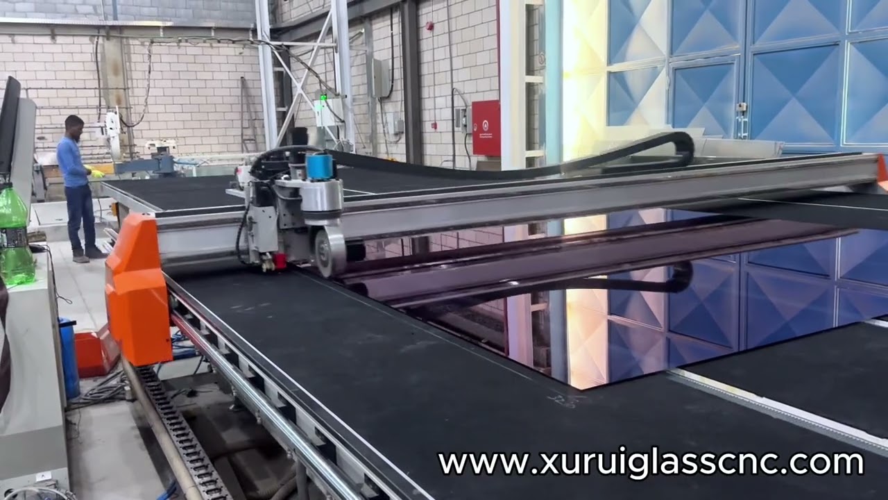 Glass cutting, edge removal, film surface removal