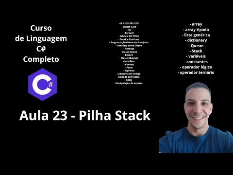 Curso C# Completo 2025 - Aula 23 Pilha Stack - Curso de programação grátis