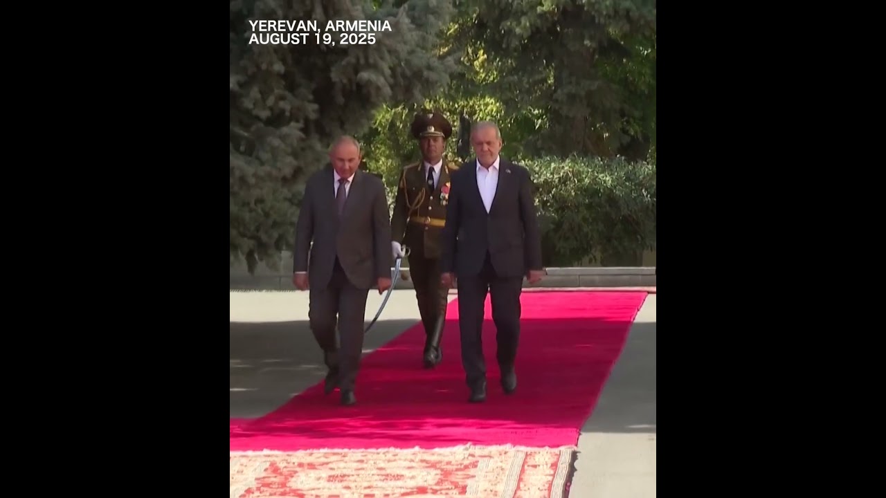 Armenia rolls out red carpet for Iranian President Pezeshkian