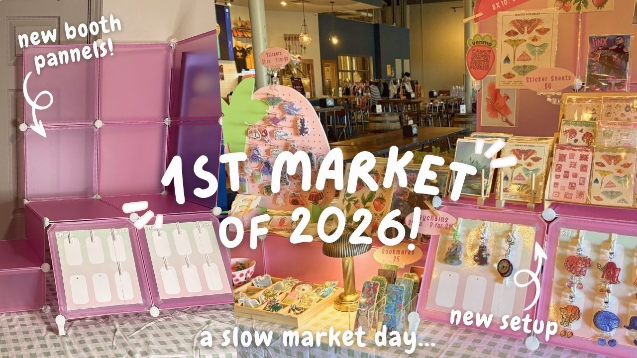 My First market of 2026! 🍓⋆.˚