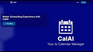 Overview of CalAI - An AI-Powered Calendar Scheduler
