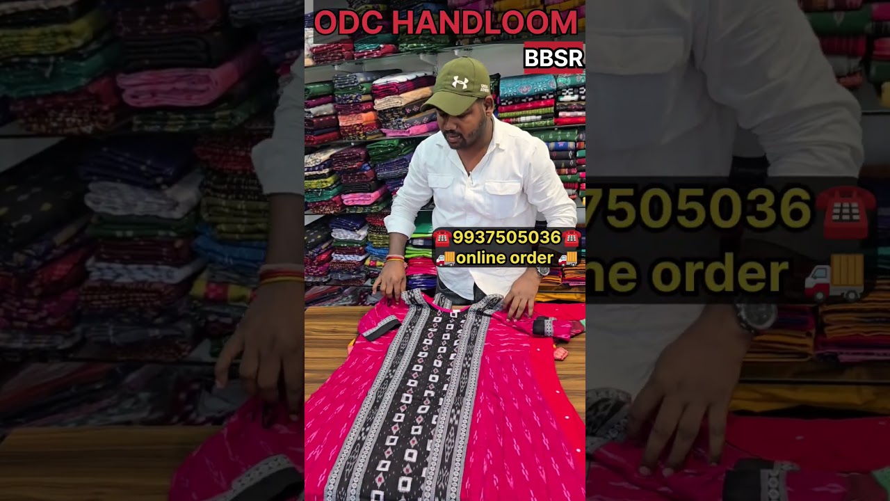 most demanding Sambalpuri gown design, available at odc handloom.