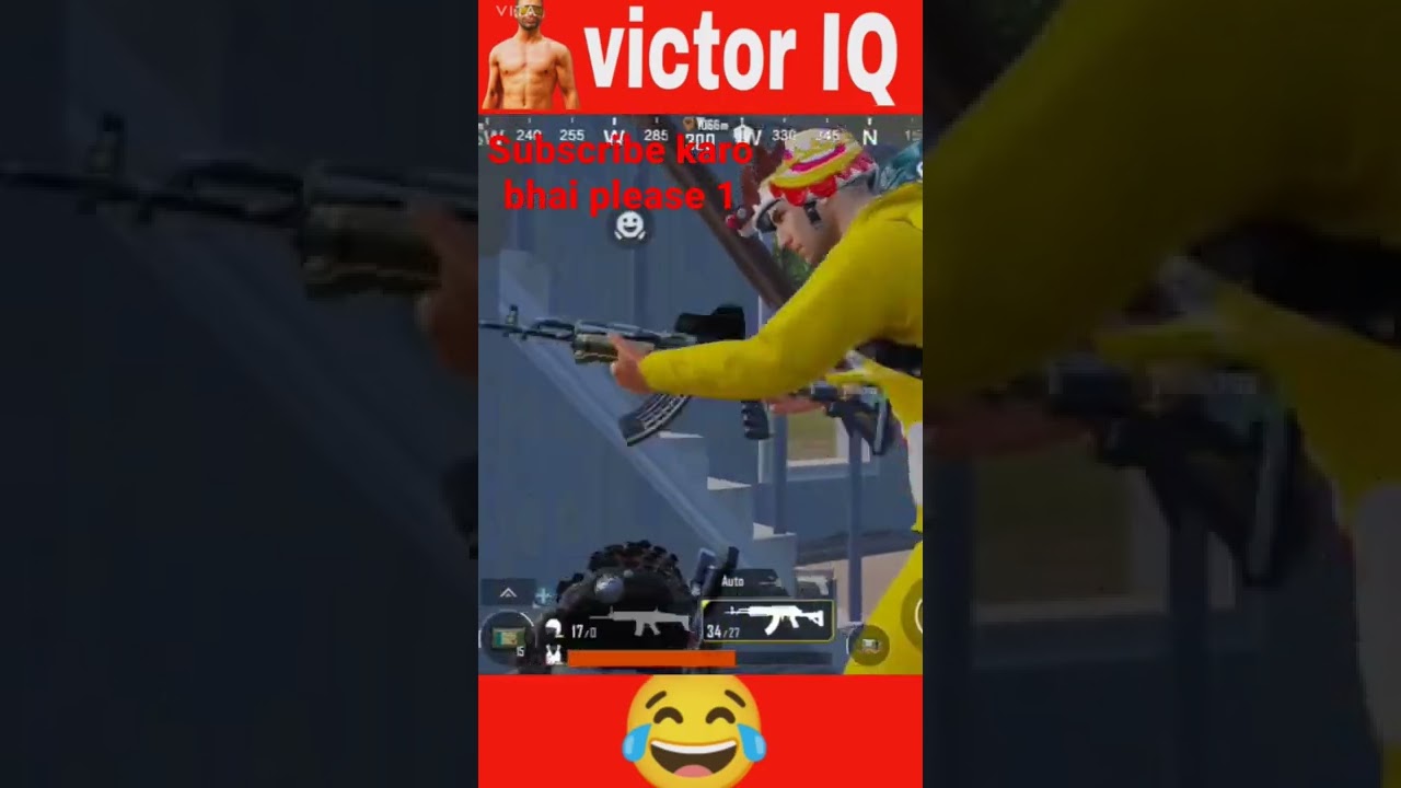 victor funny bgmi pubg mobile Johnson gaming YouTube vinit 
