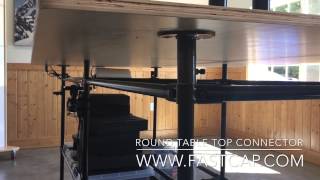 FastPipe Round Table Top Connectors
