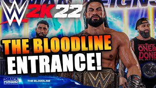 WWE 2K22: How to Make The Bloodline Entrance