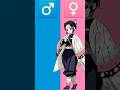 [Demonslayer] characters gender swap #tanjiro #nezuko #mitsuri #kimetsunoyaiba #demonslayer