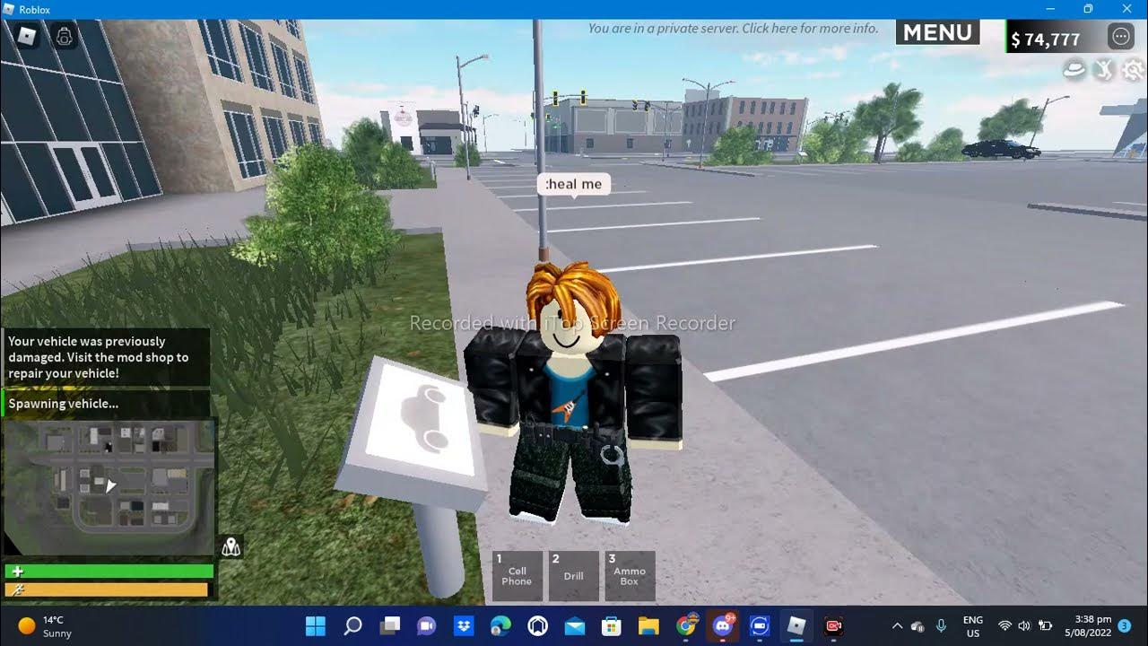 Showing commands in ERLC! ROBLOX YouTube