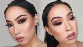 Matte Brown Smokey Cat Eye One Palette Tutorial