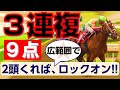 【競馬検証】３連複９点！広範囲で高配当・高的中率を狙う🎯!!