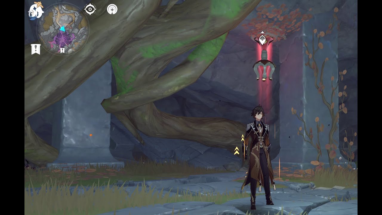 How to Activate upsidedown Chasm Teleport Waypoint GenshinImpact YouTube