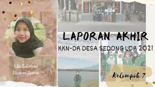 Laporan Akhir Kkn-Dr 2021 Lilis Sulistiyani 1808204061