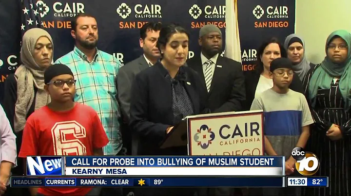 Video: CAIR-San Diego Calls for Probe of Bullying Targeting Muslim Student