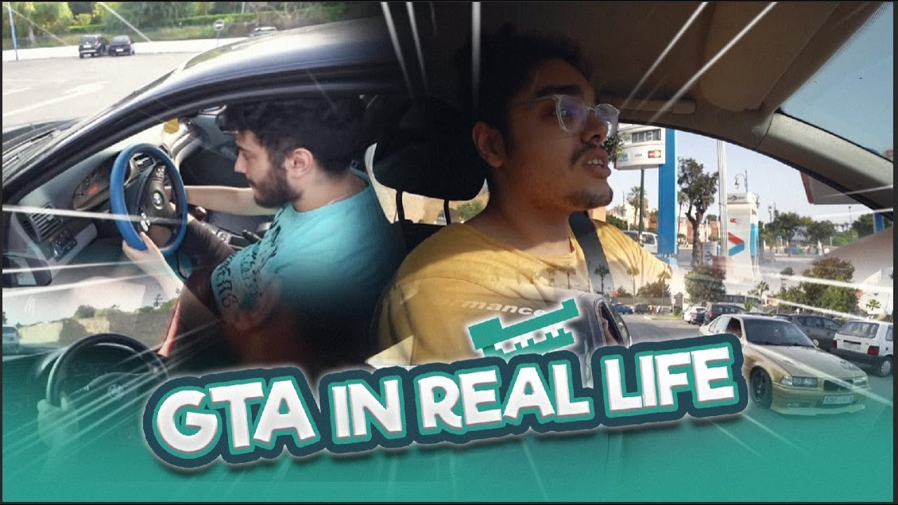 DRNA GTA IN REAL LIFE ( BMW vs 206 ) - سباق الشوارع