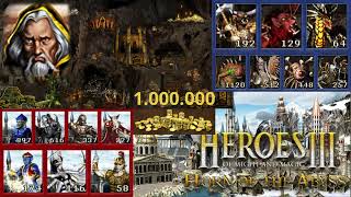 Tower Vs. Dungeon in 1.000.000 gold Cost Efficiency Battle in HoMM3: HotA