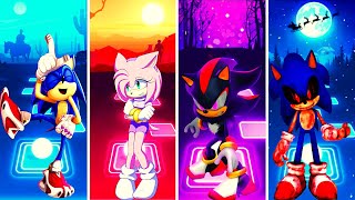 Sonic VS Amy Rose VS Shadow EXE VS Sonic EXE | Tiles Hop