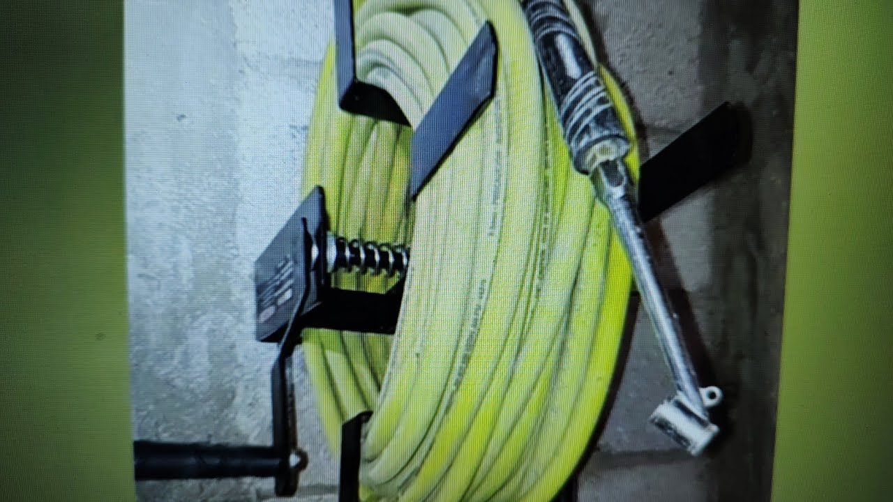 harbor freight tools air hose reel from central pneumatic