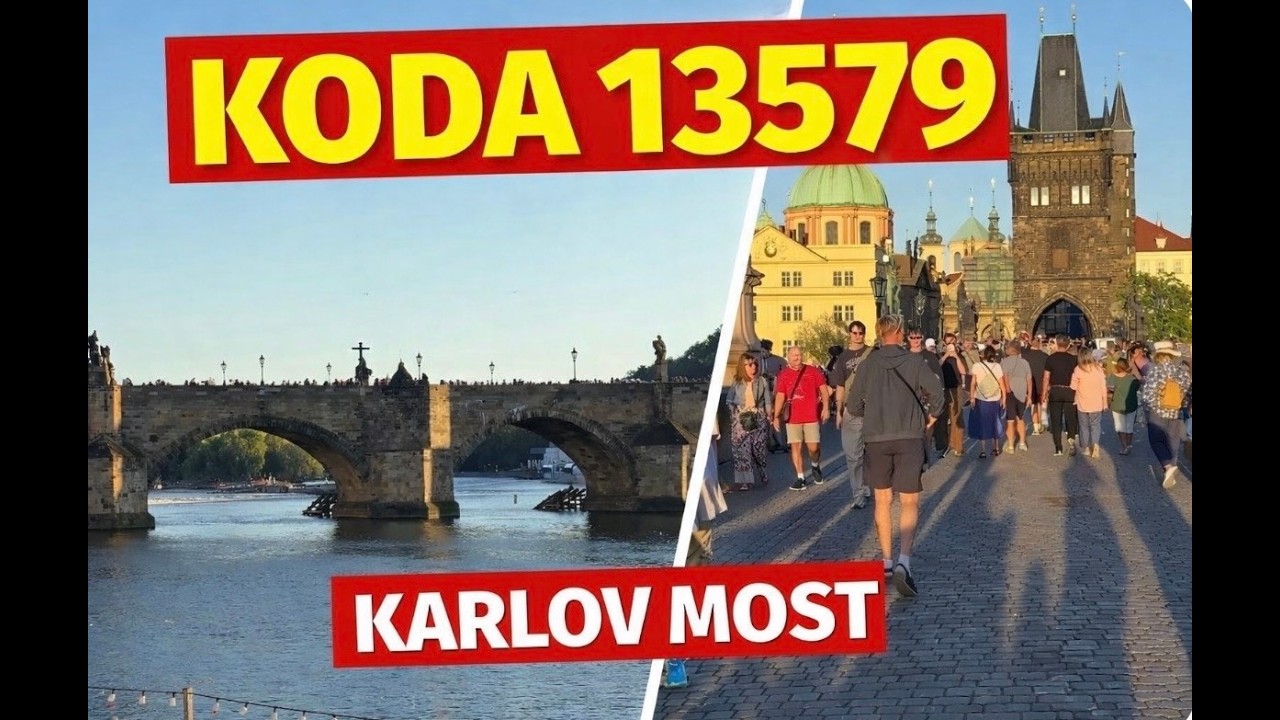 Praga: Skrivna koda 1-3-5-7-9, ki je zgradila Karlov most