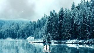 1 Hour Loop Snow Lake 4K Resolution Your Free Animated Wallpaper For PC #livewallpaper screenshot 3