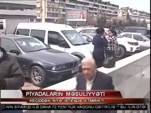 Piyada keçidindən istifadə edən insanlar yoxsa? - ATV xəbər səhvi (prikol)