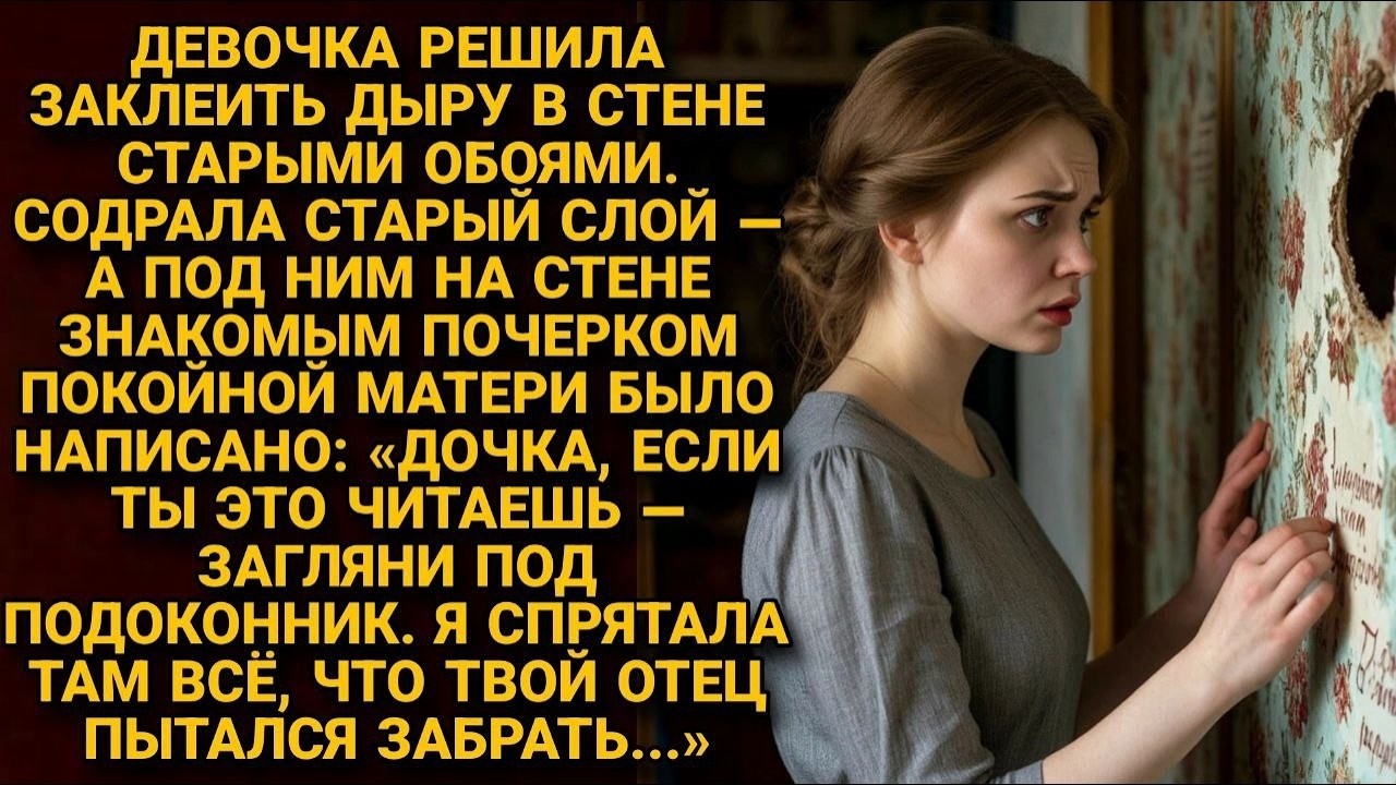 Она спрятала всё под подоконником. Дочь нашла это только когда начала делать ремонт…