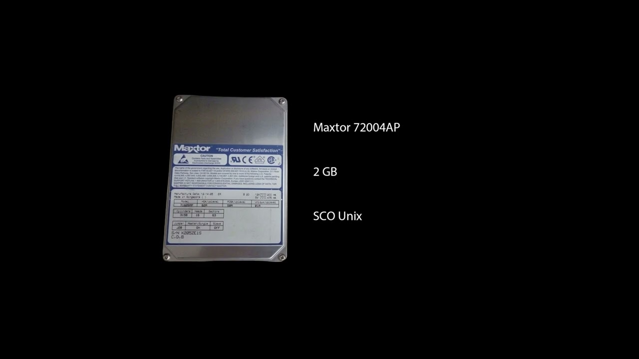 Maxtor SCO Unix