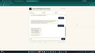 demo ai registration assistant Project