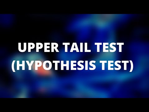 Upper Tail Test of Population Mean with Known Variance | Hypothesis test