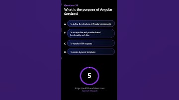 What is the purpose of Angular Services