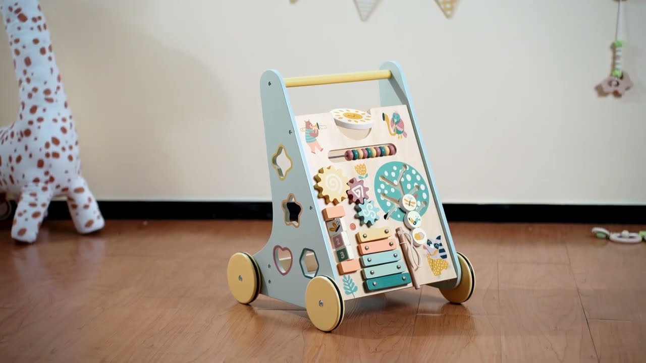 ROBUD Wooden Baby Push Walker - Forest Vitality WG368