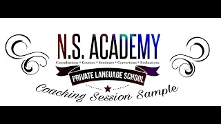 NSA: Language Coaching - Session Sample - * Work Makes You  Free ... Again * (043)
