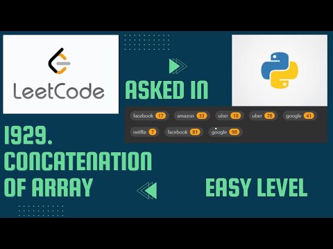LEETCODE 1929. Concatenation of Array || Leetcode || Python Easy Solution || Brute Force