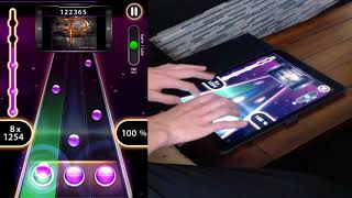 Tap Tap Reborn 2: Fallen World by Dragonforce Hard Mode 100% FC screenshot 5