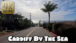 Driving Around Cardiff by the Sea, California in 4k Video