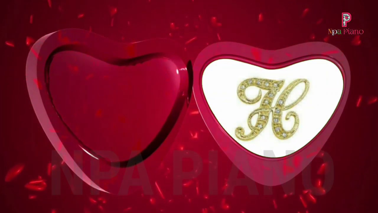 H Love R Letter H Love Wallpaper