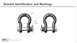 Safety Webinar: Proper Use of Shackles