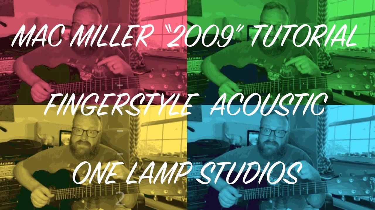 Mac Miller "2009" Guitar Tutorial with Tablature - YouTube