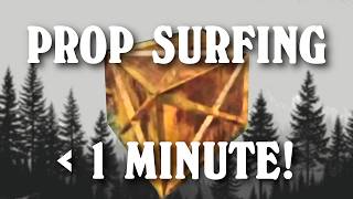 Prop Surfing Completes this Demo in under a MINUTE!