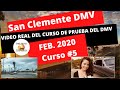 DMV Prueba de Manejo 2021 Video Real Del Curso De Preuba Del San Clemente DMV examen