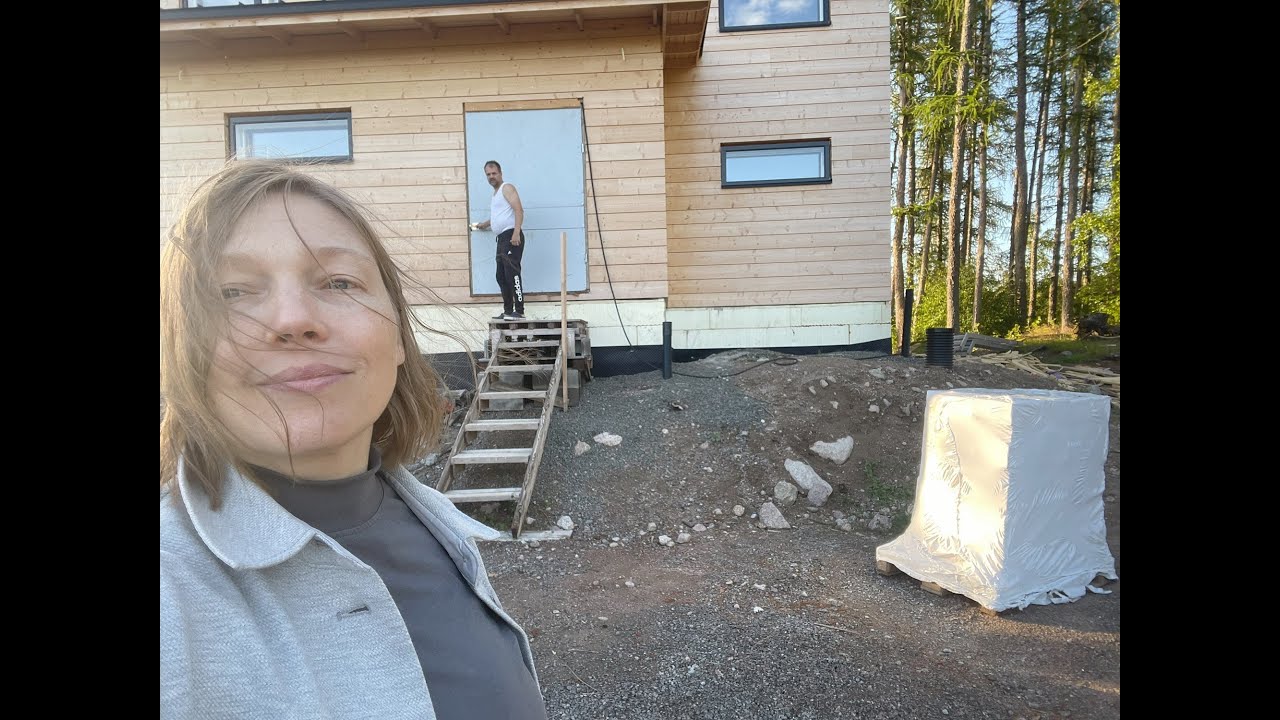 Raksapäiväkirja 12 : Hirsitalon rakentaminen, kosteiden tilojen seinien muuraus