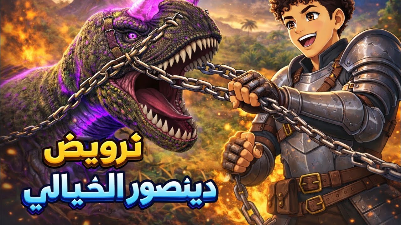 ترويض وحش الـ Carno وتحويله لآلة قتال 🔥 | ARK TEAM LFE9HA #6