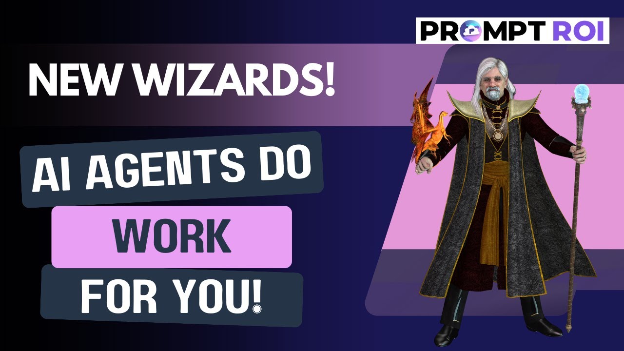 Automate Tasks Instantly with AI Agents – Try the New Wizards Feature! | PromptROI