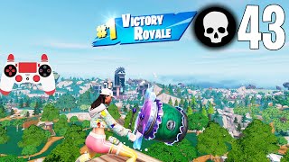 43 Elimination Solo Squads Gameplay &quot;Build&quot; Wins (Fortnite Chapter 4 Season 2)