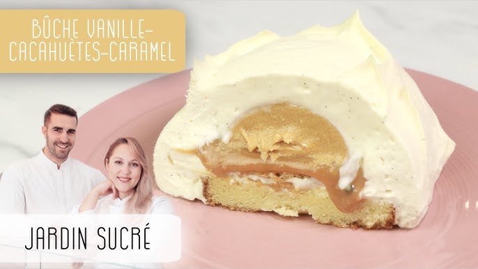 Bûche de Noël poire, vanille et caramel : Il était une fois la