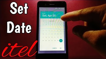 How to set date on itel Alpha Lite