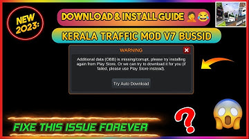 🎇🔥download and install guide //How to fix OBB missing issue in KBR V7.1 Traffic Mod Bussid