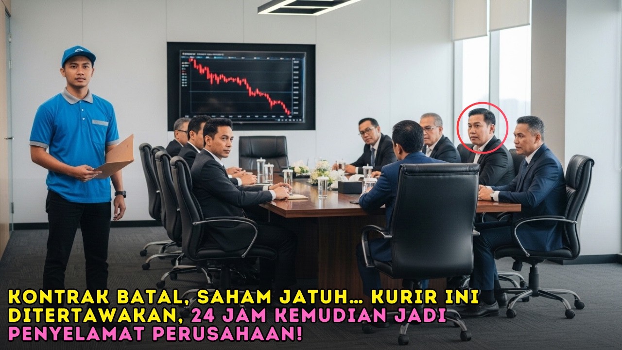 SAHAM ANJLOK PARAH! TAK ADA YANG MENYANGKA KURIR BERSERAGAM BIRU INI JADI HARAPAN TERAKHIR!