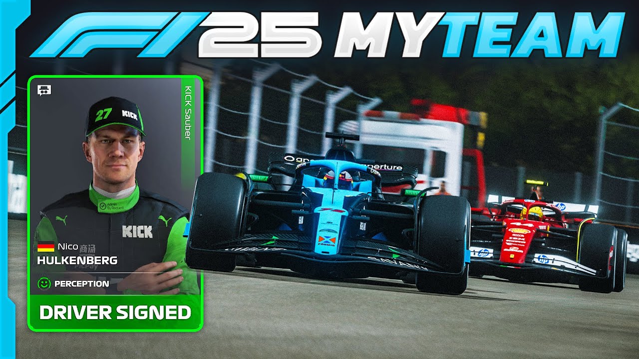 HULKENBERG SIGNS 📝✅ AI 'BROKEN' ACCELERATION! F1 25 MY TEAM CAREER Part 22