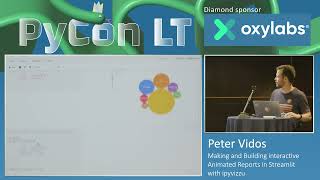 Peter Vidos - Making and Building Interactive Animated Reports in Streamlit with Ipyvuzzu PyCon 2023 Content
