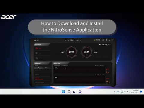 How to Install NitroSense